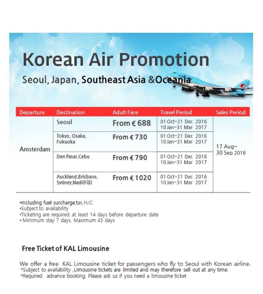 Vlieg rechtstreeks naar Korea met Daihan Travel