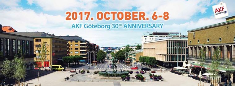 30th Anniversary – AKF Göteborg | 6 – 8 oktober 2017