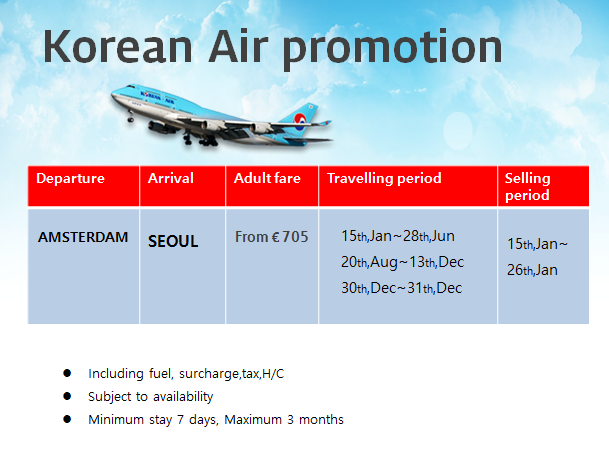 Korean Air Promotion – Daihan Travel