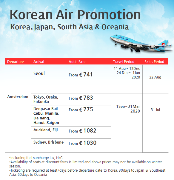 Korean Air Promotion – Daihan Travel