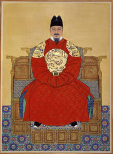 King Sejong de Grote, uitvinder van Hangeul in 1446